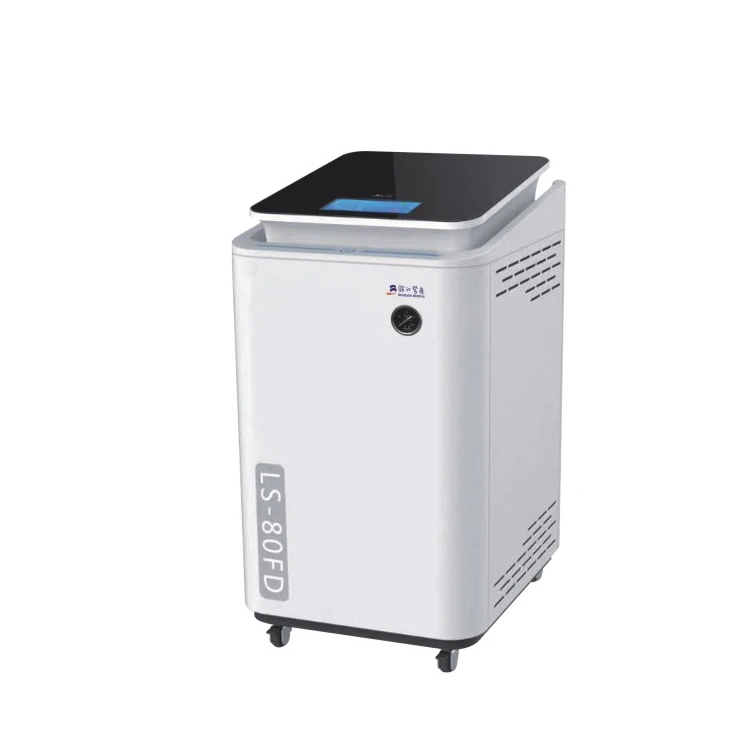 Pionowy sterylizator parowy pod ciśnieniem, automatyczny, z klapką